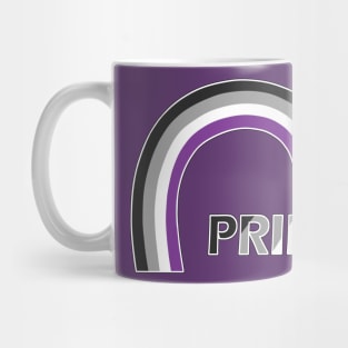 Asexual rainbow pride Mug